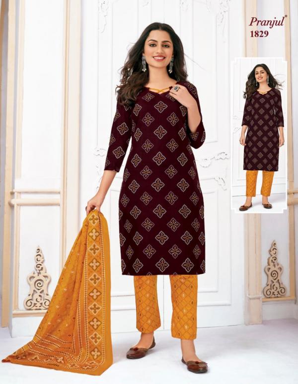 Pranjul Priyanka Vol-18 Cotton Designer Exclusive Dress Material